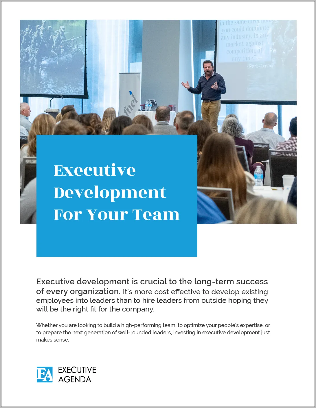 Executive Development program for your Team - PDF